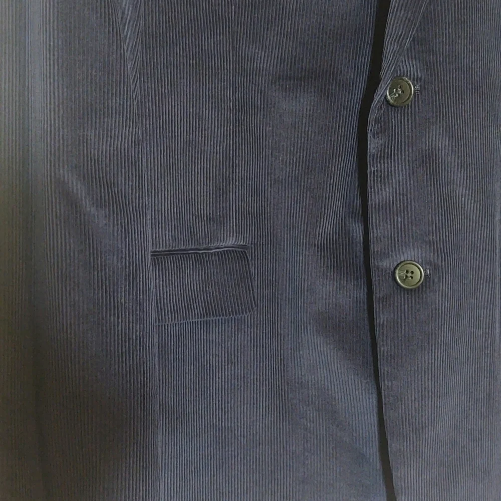 NWT Sadddlebred Navy Heritage Corduroy Sports Coat 44L